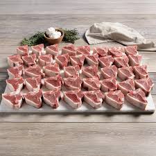 Natural Lamb Loin Chops, (4/4 Oz. Chops Per Pack) 10 Total Packs, 10 Lbs.